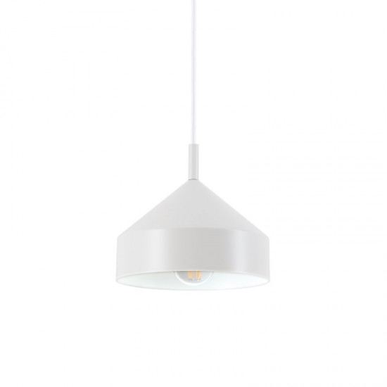 65432-007 White Pendant Ø21 cm