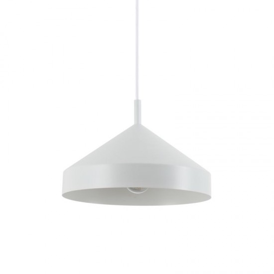 65434-007 White Pendant Ø30 cm