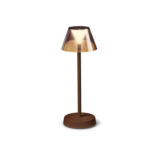 68282-007 Outdoor Coffee Rechargeable Table Lamp IP54