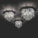 21384-007 Crystal with Chrome 3 Light Ceiling Lamp 21384-007 Crystal with Chrome 3 Light Ceiling Lamp