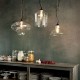 912453-007 Black Pendant with Smoked Glass