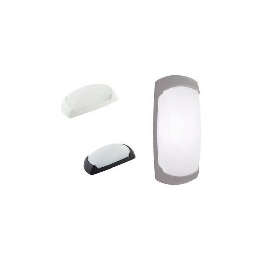 60553-008 Marine Grade White Bulkhead Light with Diffuser