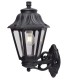 9218-9754-008 Black Hexagonal Lantern Wall Lamp