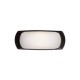 60551-008 Opal White with Black Bulkhead Light
