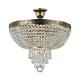 17341-045 Antique Gold Ceiling Lamp with Crystal ∅ 40