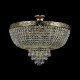 17342-045 Antique Gold Ceiling Lamp with Crystal ∅ 50