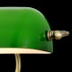 42572-045 Green & Antique Brass Banker Desk Lamp