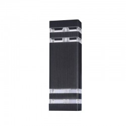 43665-045 Outdoor Black Wall Lamp with Clear Diffuser 43665-045 Outdoor Black Wall Lamp with Clear Diffuser