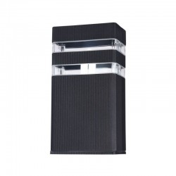 43665-045 Outdoor Black Wall Lamp with Clear Diffuser