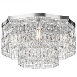 59712-045 Chrome 6 Light Ceiling Lamp with Crystal