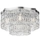 59712-045 Chrome 6 Light Ceiling Lamp with Crystal