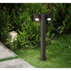 59740-045 Outdoor Black Twin Post