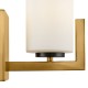 62490-045 White Glass & Gold Wall Lamp