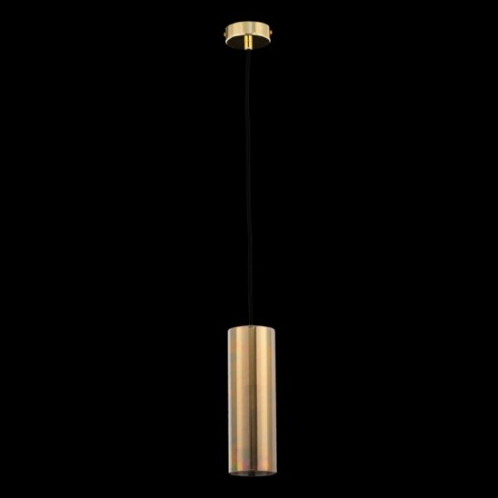 62562-045 Galvanized Mirrored Gold Glass Pendant 62562-045 Galvanized Mirrored Gold Glass Pendant