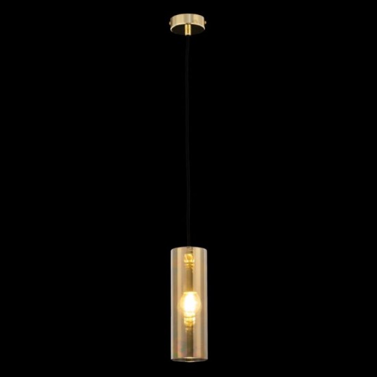 62562-045 Galvanized Mirrored Gold Glass Pendant 62562-045 Galvanized Mirrored Gold Glass Pendant