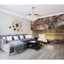 62563-045 Painted Brass 16 Light Chandelier with Crystal 62563-045 Painted Brass 16 Light Chandelier with Crystal