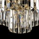 62568-045 Painted Brass 7 Light Chandelier with Crystal