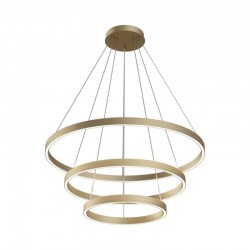 62610-045 Brass 3 Rings LED Pendant