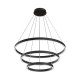 62612-045 Black 3 Rings LED Pendant