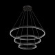 62612-045 Black 3 Rings LED Pendant