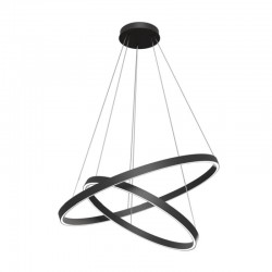 62613-045 Black 2 Rings LED Pendant