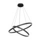 62613-045 Black 2 Rings LED Pendant