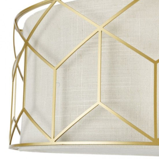 62621-045 Gold 4 Light Pendant with Linen Shade 62621-045 Gold 4 Light Pendant with Linen Shade