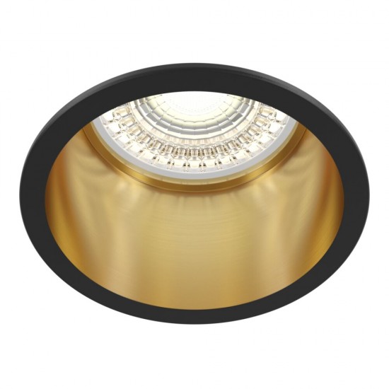 62663-045 Black & Gold Recessed Downlight Ø 6.8 cm