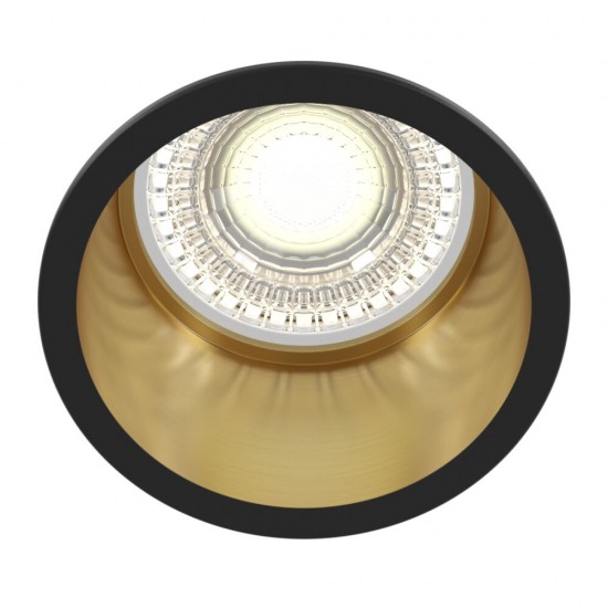 62663-045 Black & Gold Recessed Downlight Ø 6.8 cm