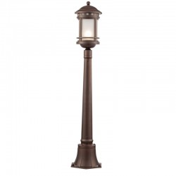 62777-045 Brown Post with Frosted Glass 62777-045 Brown Post with Frosted Glass