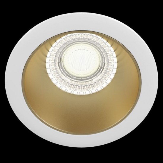 63925-045 White & Gold Recessed Downlight Ø 8.6 cm