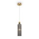 65466-045 Gold Pendant with Mirrored Ribbed Glass