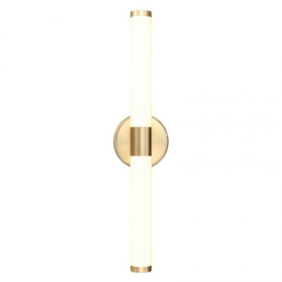 65477-045 White & Gold LED Wall Lamp