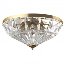 65549-045 Gold 6 Light Ceiling Lamp with Crystal