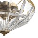 65549-045 Gold 6 Light Ceiling Lamp with Crystal