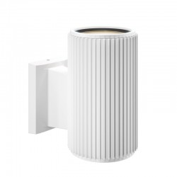 65569-045 Outdoor Ribbed White Wall Lamp 65569-045 Outdoor Ribbed White Wall Lamp