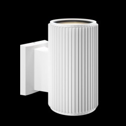 65569-045 Outdoor Ribbed White Wall Lamp