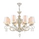 17356-045 Pattern White Fabric 6 Light Pendant -White gold 17356-045 Pattern White Fabric 6 Light Pendant -White gold