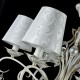17356-045 Pattern White Fabric 6 Light Pendant -White gold 17356-045 Pattern White Fabric 6 Light Pendant -White gold