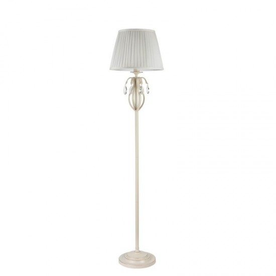 17431-045 White Fabric Floor Lamp -Crystal 17431-045 White Fabric Floor Lamp -Crystal