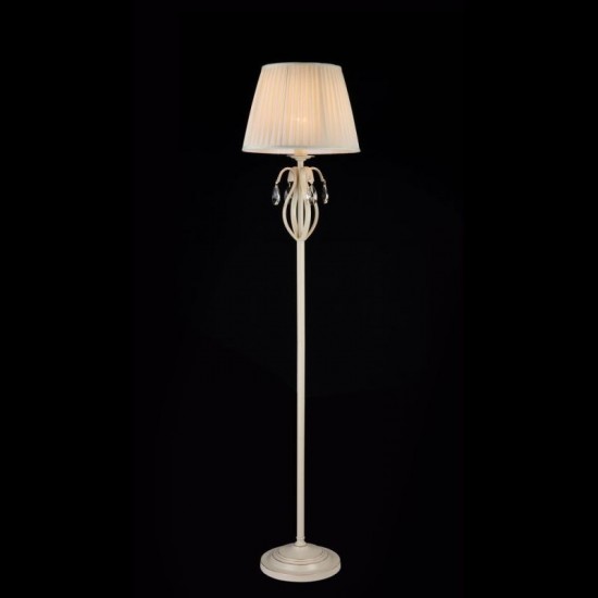 17431-045 White Fabric Floor Lamp -Crystal 17431-045 White Fabric Floor Lamp -Crystal