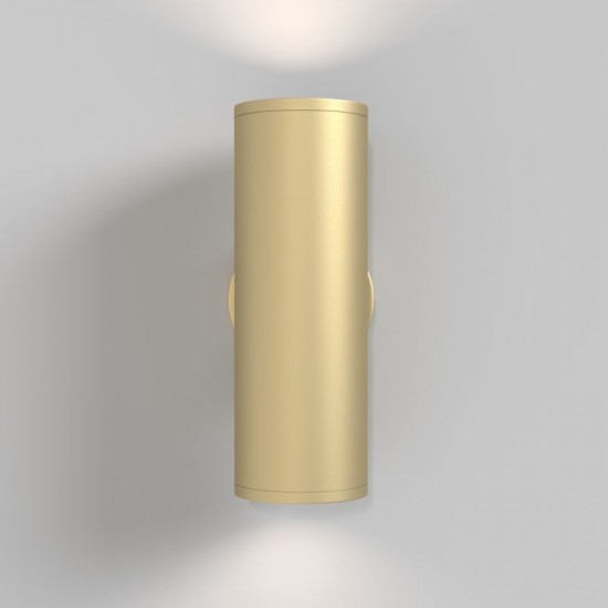 69112-045 Matt Gold 2 Light Wall Lamp