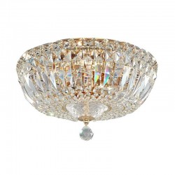 17594-045 Antique Gold Ceiling Lamp with Crystal ∅ 30
