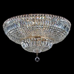 17598-045 Antique Gold Ceiling Lamp with Crystal ∅ 60.5