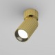 76520-045 Adjustable Ribbed Brass Spotlight Ø 5.6 cm
