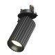 76514-045 Adjustable Ribbed Black Recessed Spotlight