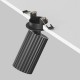 76514-045 Adjustable Ribbed Black Recessed Spotlight