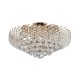 17648-045 Gold 9 Light Ceiling Lamp with Crystal