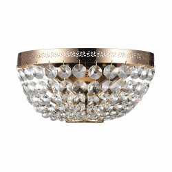 17892-045 Antique Gold Wall Lamp with Crystal 17892-045 Antique Gold Wall Lamp with Crystal