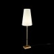 54226-045 Brass Table Lamp with White Shade